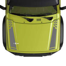 Bandera a cuadros Franja adhesiva para capó Gráficos 2 para Suzuki JIMNY 3