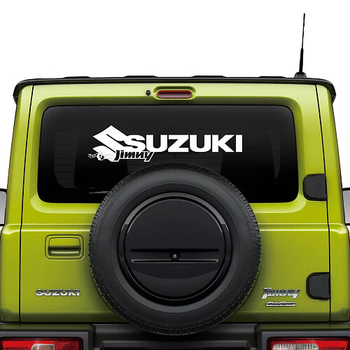 Gráficos adhesivos con el logotipo de la ventana trasera de Suzuki JIMNY
