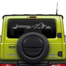 Gráficos adhesivos con el logotipo de la ventana trasera de Suzuki JIMNY Mountains
 3