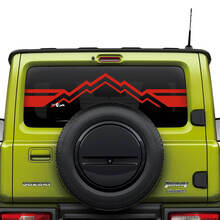 Suzuki JIMNY Montañas Ventana Trasera Logo calcomanía gráficos 2
 2