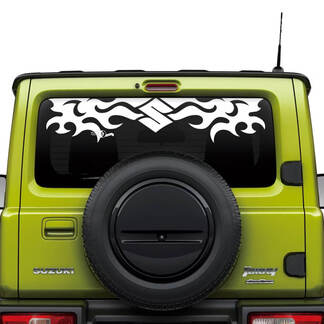 Gráficos adhesivos con el logotipo de la ventana trasera tribal de Suzuki JIMNY
 1