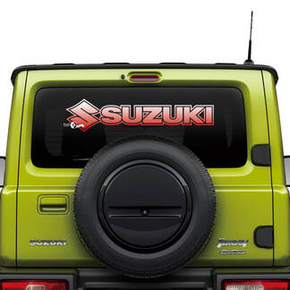 Gráficos adhesivos con el logotipo de la ventana trasera degradado del logotipo de Suzuki JIMNY
 1