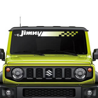 Suzuki JIMNY Bandera a cuadros Degradado Parabrisas calcomanía gráficos
