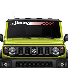 Suzuki JIMNY Bandera a cuadros Degradado Parabrisas calcomanía gráficos
 2