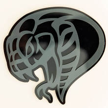 Insignia 3D de serpiente Hellsnake, emblema de insignias de guardabarros
 4