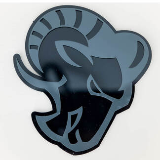 HellRam Ram Insignia 3D Insignias de guardabarros Emblema
 1