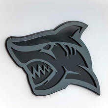 Emblema de guardabarros 3D Shark_6