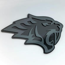 Emblema de insignias de guardabarros con insignia 3D de Helltiger Tiger
 2