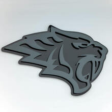 Emblema de insignias de guardabarros con insignia 3D de Helltiger Tiger
 5