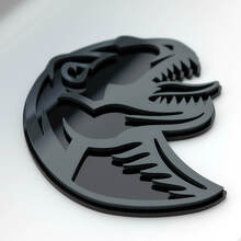 Emblema de aleta 3D de dinosaurio T-Rex_6