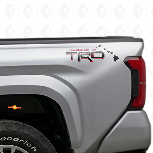 Juego de Adhesivos Laterales de Vinilo Edición Hawaiana TRD para Camionetas Toyota