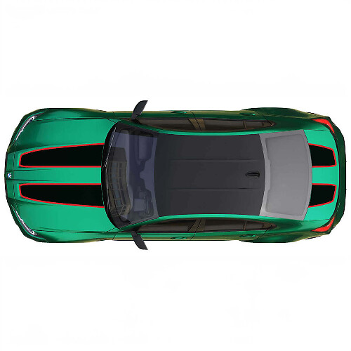 Kit de calcomanías de vinilo de franjas para capó y maletero estilo CSL para BMW M3 G80 M4 G82 G83