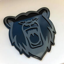 Emblema personalizado en 3D Angry Grizzly Bear para guardabarros - 2 unidades
 5