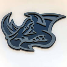 Emblema de insignias de guardabarros con insignia 3D personalizada de Rhino
 5