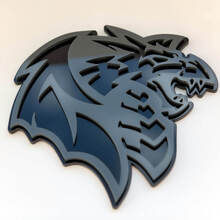 Emblema de insignias de guardabarros con insignia 3D personalizada de dragón
 3