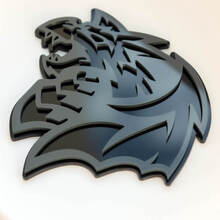 Emblema de insignias de guardabarros con insignia 3D personalizada de dragón
 4