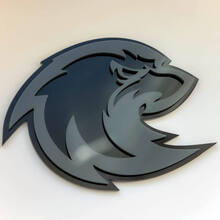 Insignia 3D personalizada Emblema de insignias de guardabarros Angry Eagle
 4