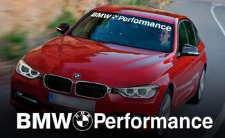 BMW Performance WINDSHIELD BANNER Etiqueta adhesiva para ventana para M3 4 5 6 e46 e36
