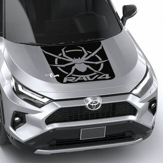 Calcomanía gráfica de vinilo con capó de Spider Black Widow RAV4 compatible con Toyota RAV4
 1