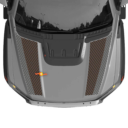 Hood Graphics 2024 Ford F150 Raptor R calcomanía de vinilo 2

