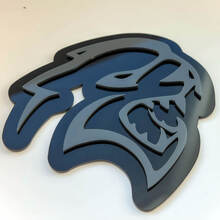 Insignia 3D personalizada Hellcat Dodge Fender Insignias Emblema
 3