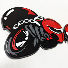 Insignia personalizada 3D HellBee Black Widow Spider para guardabarros de Dodge_4