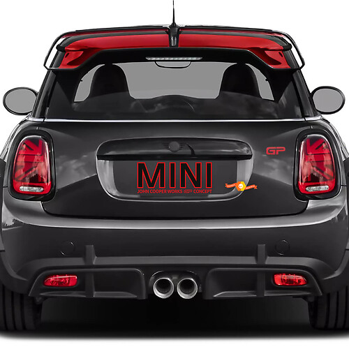 Pegatina Vinilo Logo Mini Lateral Trasero para MINI Cooper
