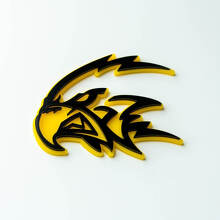 Emblema personalizado 3D de guardabarros Hellhawk Trackhawk_3