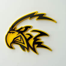 Emblema personalizado 3D de guardabarros Hellhawk Trackhawk_8