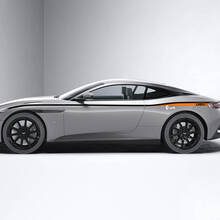 Calcomanías de vinilo laterales Aston Martin DB11 de línea de cuerpo completo
 2