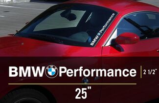 Logotipo de BMW Performance M3 M5 E34 E36 E39 E46 E60 E70 E90 Etiqueta adhesiva para parabrisas
