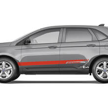 Ford Edge Doors Vinilo Rocker Panel Stripes cuerpo calcomanía vinilo gráficos pegatina 2
 3