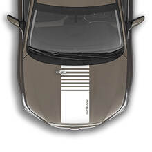 Pegatina de gráficos de calcomanía de vinilo estroboscópico de capucha para ajustar a Suba Outback
 2