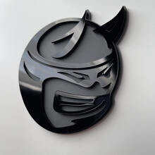 Insignia 3D personalizada Drag Bee Dodge Charger Challenger logo Fender Badges Emblem
 4