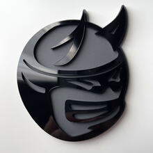 Insignia 3D personalizada Drag Bee Dodge Charger Challenger logo Fender Badges Emblem
 5