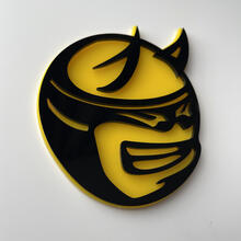Insignia 3D personalizada Drag Bee Dodge Charger Challenger logo Fender Badges Emblem 2
 3