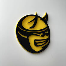 Insignia 3D personalizada Drag Bee Dodge Charger Challenger logo Fender Badges Emblem 2
 8