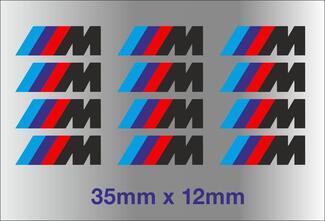 BMW M Pinza de freno tamaño M3 M5 M6 325 328 540 Etiqueta adhesiva

