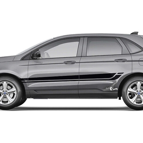 Musclecar Edge Line Strobe debajo de Windows Vinilo Rocker Panel Stripes calcomanía para el cuerpo calcomanía gráfica de vinilo
