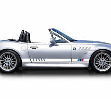 Par BMW Z3 rayas M colores puertas laterales vinilo calcomanía pegatina
 3