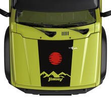 Suzuki JIMNY Hood Mountains Sun Map Logo calcomanías gráficas
 3