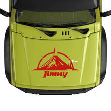 Gráficos adhesivos con el logotipo de Suzuki JIMNY Hood Mountain Compass
 2