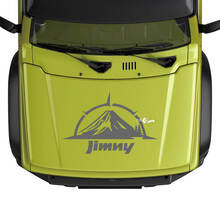 Gráficos adhesivos con el logotipo de Suzuki JIMNY Hood Mountain Compass
 3