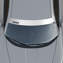 Kit de Calcomanías de Logo 911 con Rayas de Fondo para Parabrisas 3 Para Porsche 911 3