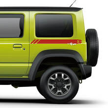 Suzuki JIMNY Gráficos laterales traseros Puertas Calcomanía Logo S Lines pegatina
 3