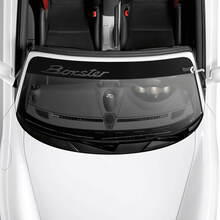 Adhesivo para parabrisas con logotipo de Porsche Boxster y kit de rayas de fondo
 2