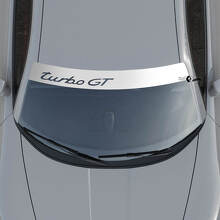 Calcomanía de Vinilo LETRAS Turbo GT para Parabrisas Porsche 911 Turbo GT 2
