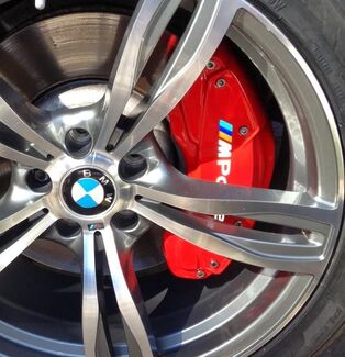 BMW M Power Brake Caliper 2 tamaño M colores X8 calcomanía resistente al calor logotipo 2 tamaño
