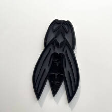 Insignia personalizada 3D Logotipo de abeja avispa Placas de guardabarros Emblema 2 5