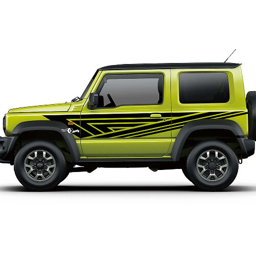 Gráficos Laterales de Líneas Abstractas Pegatina para Puertas para Suzuki JIMNY